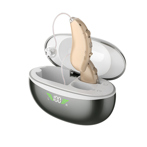 BTE Rechargeable Digital Hearing Aids (Pair)